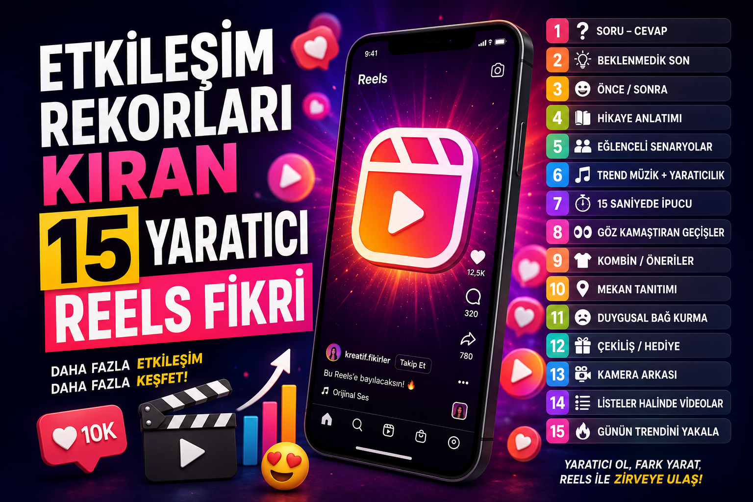 Yaratıcı Reels Fikirleri