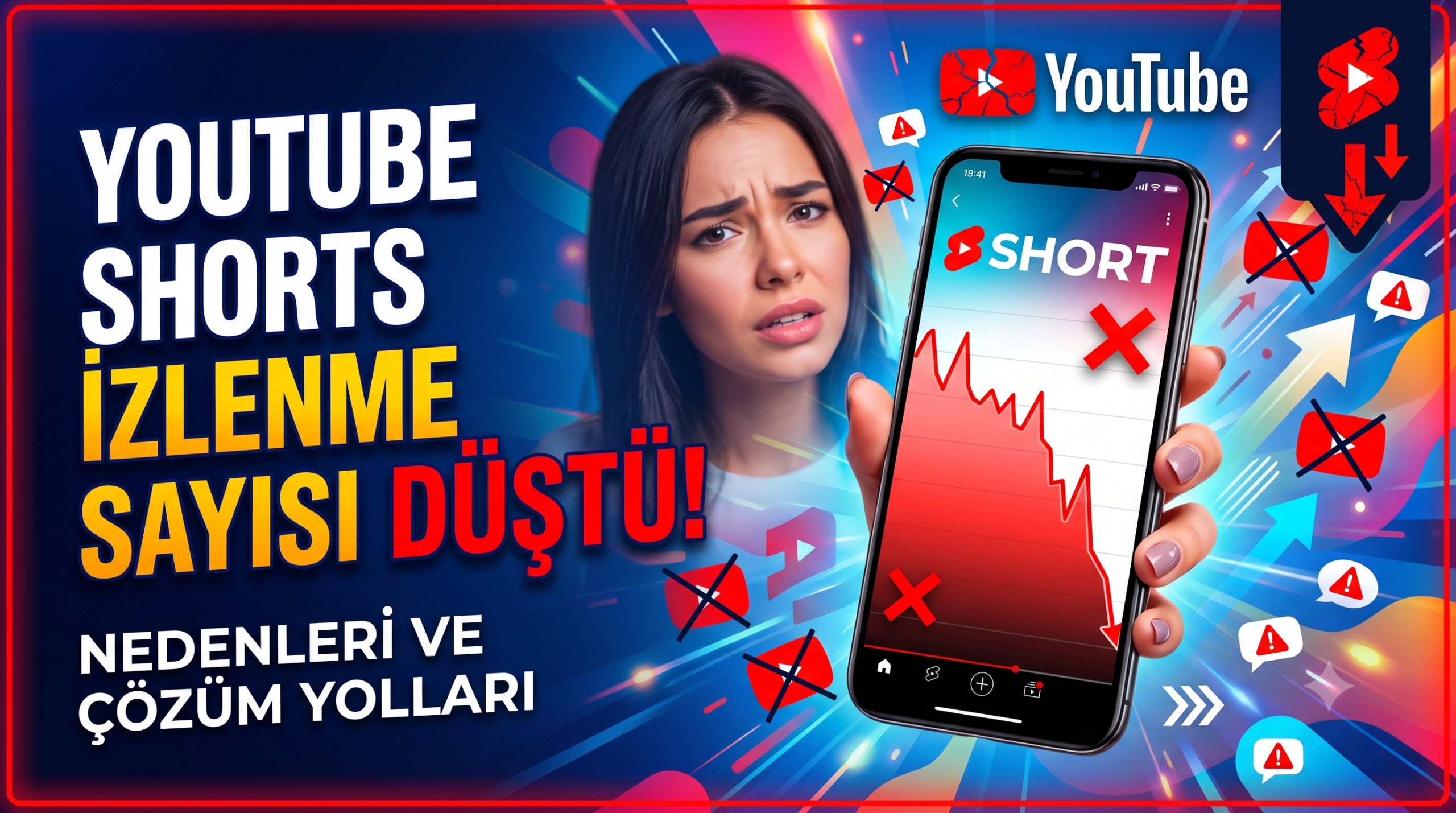 YouTube Shorts izlenme sayısı düştüğünde ilk akla gelen şey genelde kanalın sorun yaşadığıdır. Oysa Shorts tarafında her düşüş büyük bir problem anlamına gelmez