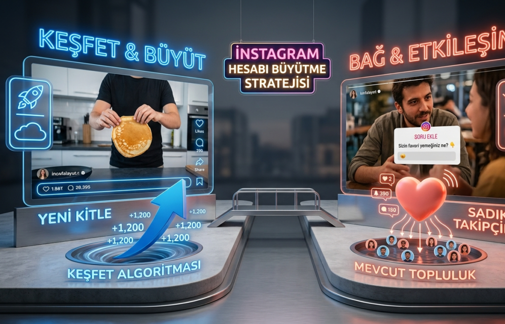 Instagram hesabı büyütme amacıyla hikaye anketleri