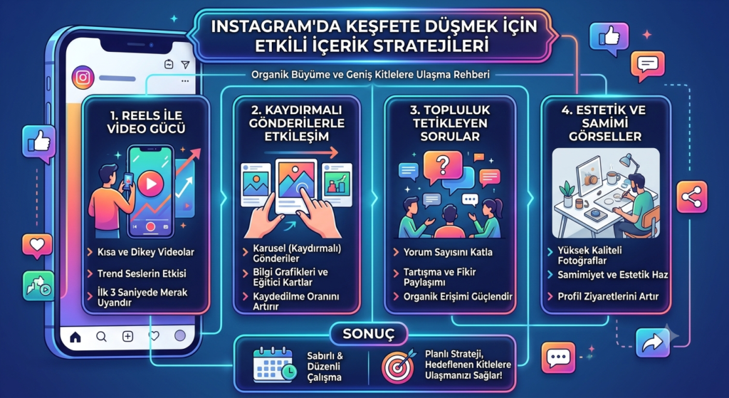 Reels İle Instagram Keşfete Düşmek