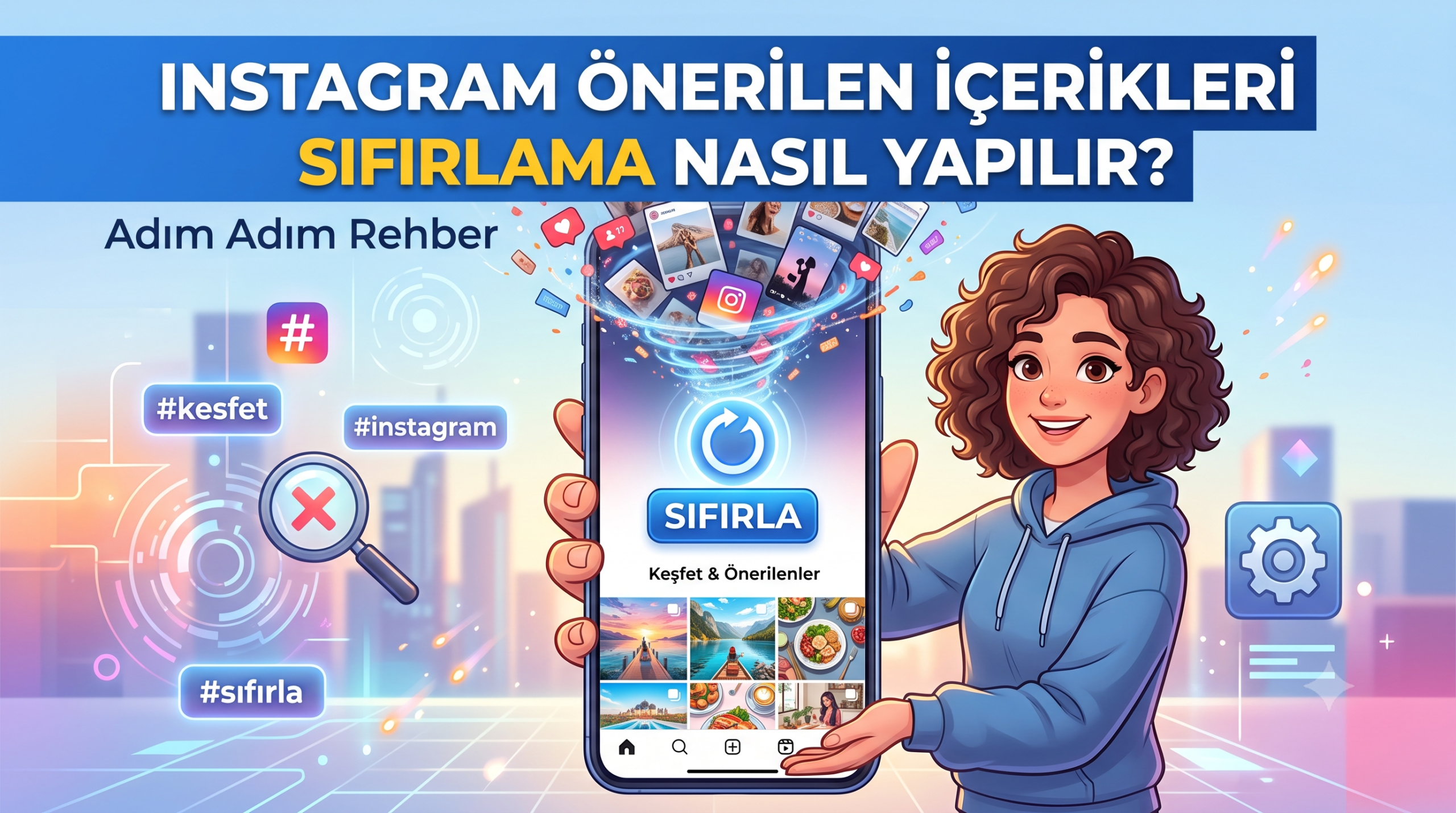 Instagram önerilen içerikleri sıfırlama nasıl yapılır? Keşfet, Reels ve önerilen gönderileri yenilemek için adım adım rehber.