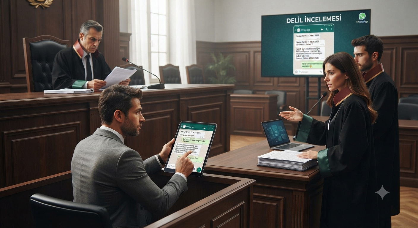 WhatsApp delil niteliği ile ilgili mahkeme süreci