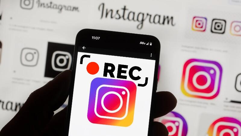 instagram ekran kaydı