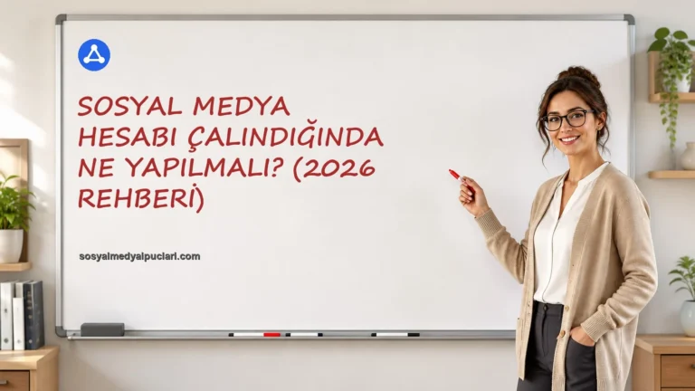 Sosyal Medya Hesabı Çalındığında Ne Yapılmalı? (2026 Rehberi) one cikan gorseli