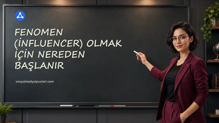 Fenomen (influencer) olmak için nereden başlanır one cikan gorseli