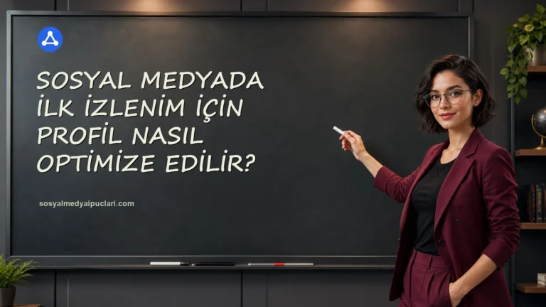 Sosyal Medyada İlk İzlenim İçin Profil Nasıl Optimize Edilir? one cikan gorseli