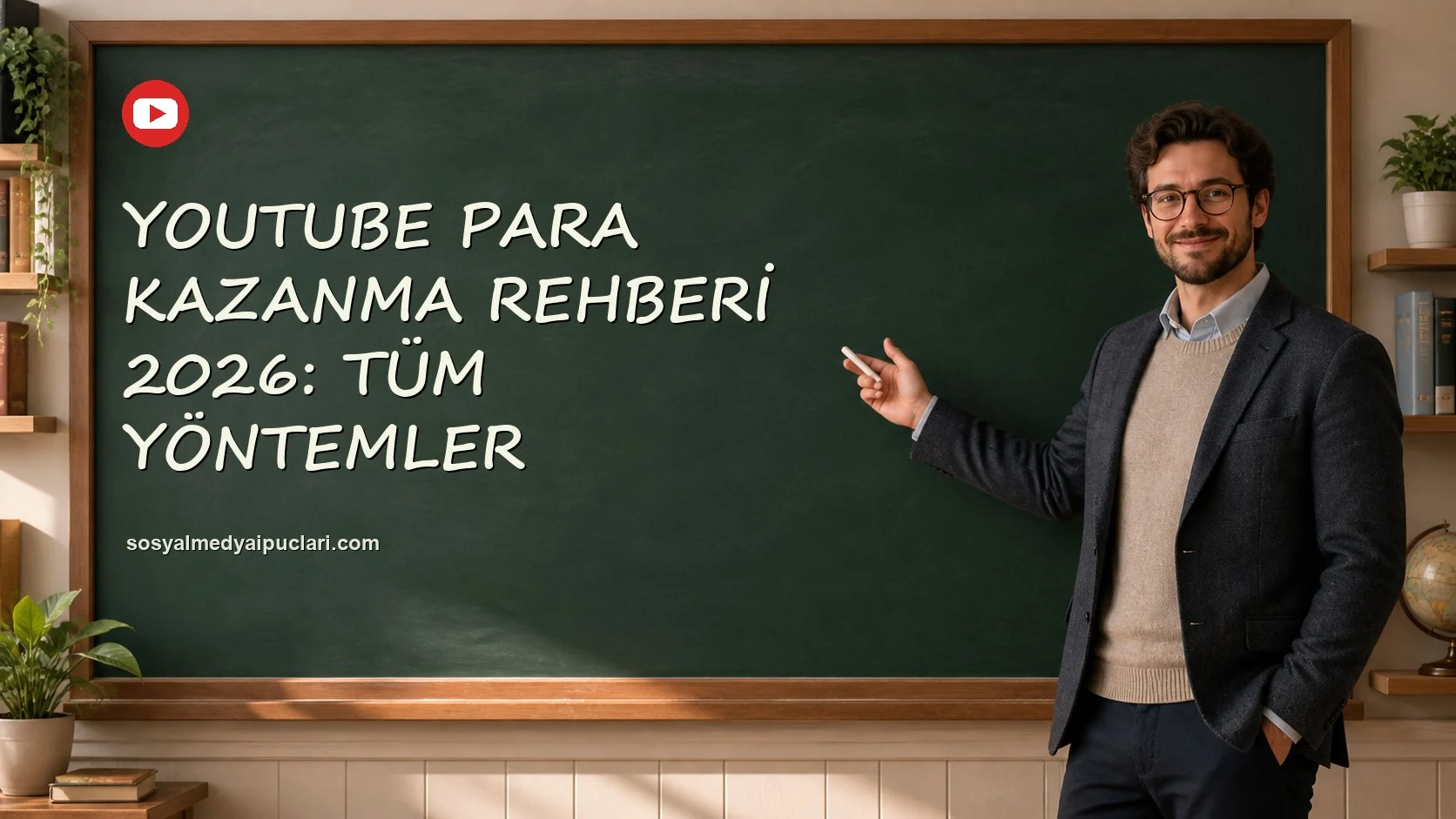YouTube Para Kazanma Rehberi 2026: Tüm Yöntemler one cikan gorseli