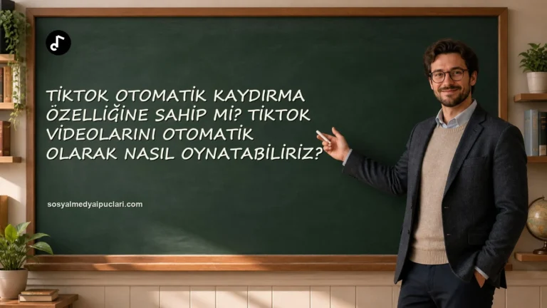 TikTok Otomatik Kaydırma Özelliğine Sahip mi? TikTok Videolarını Otomatik Olarak Nasıl Oynatabiliriz? one cikan gorseli