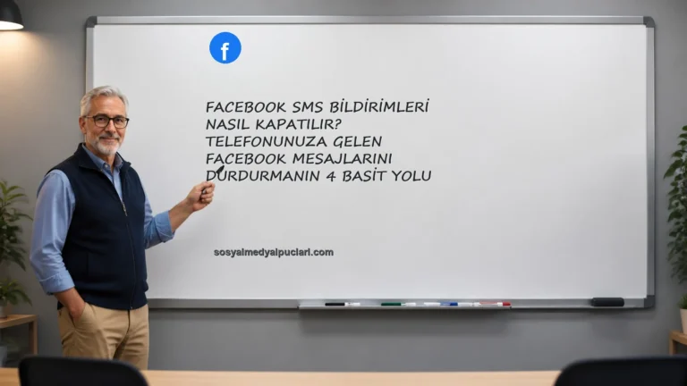 Facebook SMS Bildirimleri Nasıl Kapatılır? Telefonunuza Gelen Facebook Mesajlarını Durdurmanın 4 Basit Yolu one cikan gorseli
