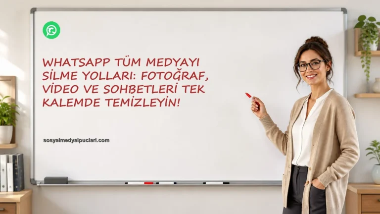 WhatsApp Tüm Medyayı Silme Yolları: Fotoğraf, Video ve Sohbetleri Tek Kalemde Temizleyin! one cikan gorseli