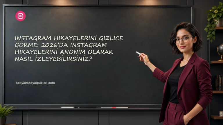 Instagram Hikayelerini Gizlice Görme: 2026’da Instagram Hikayelerini Anonim Olarak Nasıl İzleyebilirsiniz? one cikan gorseli