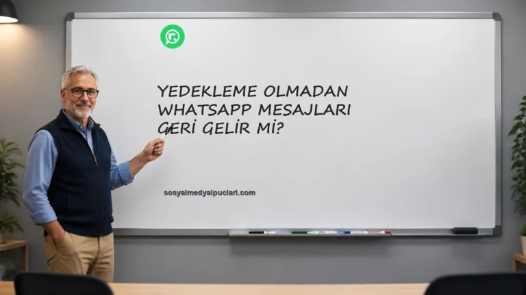 Yedekleme Olmadan WhatsApp Mesajları Geri Gelir mi? one cikan gorseli