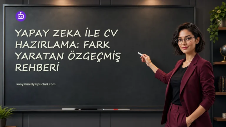 Yapay Zeka ile CV Hazırlama: Fark Yaratan Özgeçmiş Rehberi one cikan gorseli
