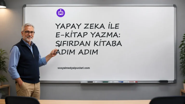 Yapay Zeka ile E-kitap Yazma: Sıfırdan Kitaba Adım Adım one cikan gorseli