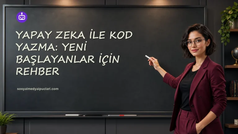 Yapay Zeka ile Kod Yazma: Yeni Başlayanlar İçin Rehber one cikan gorseli