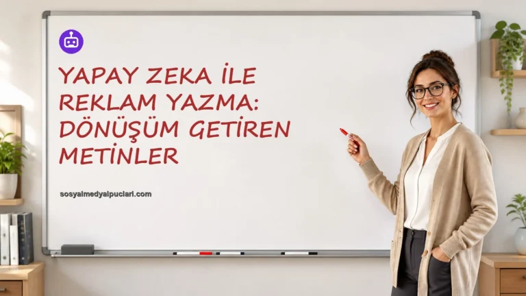 Yapay Zeka ile Reklam Yazma: Dönüşüm Getiren Metinler one cikan gorseli