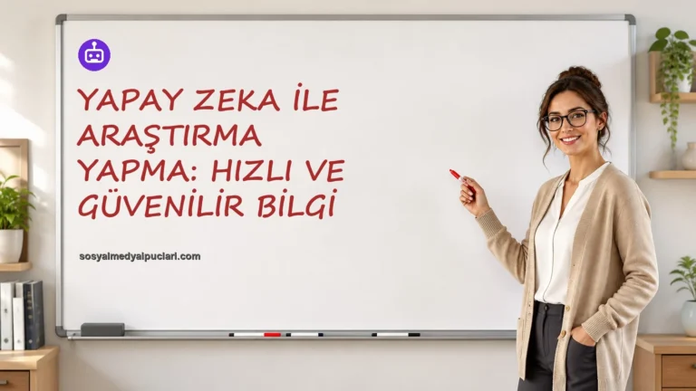 Yapay Zeka ile Araştırma Yapma: Hızlı ve Güvenilir Bilgi one cikan gorseli