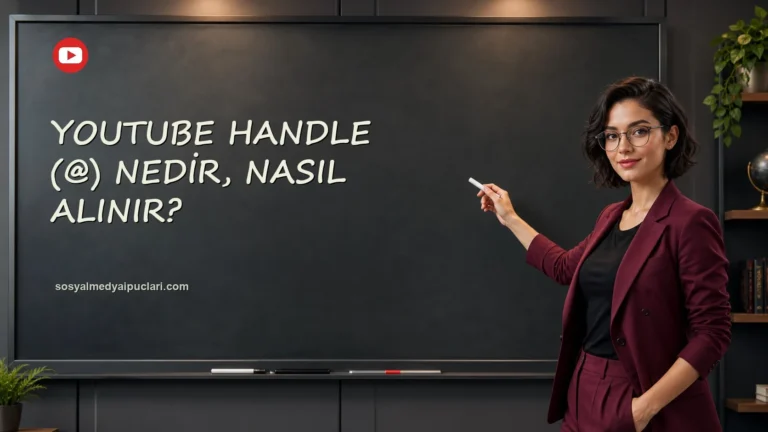 YouTube Handle (@) Nedir, Nasıl Alınır? one cikan gorseli
