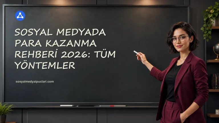 Sosyal Medyada Para Kazanma Rehberi 2026: Tüm Yöntemler one cikan gorseli