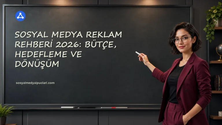 Sosyal Medya Reklam Rehberi 2026: Bütçe, Hedefleme ve Dönüşüm one cikan gorseli