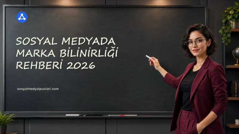 Sosyal Medyada Marka Bilinirliği Rehberi 2026 one cikan gorseli