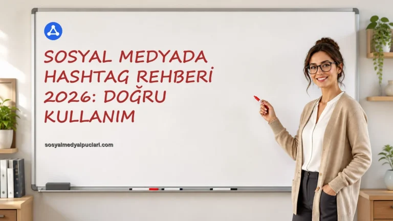 Sosyal Medyada Hashtag Rehberi 2026: Doğru Kullanım one cikan gorseli