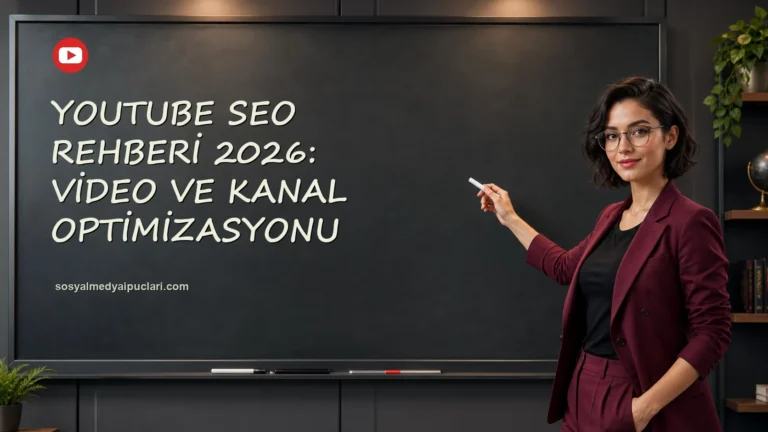 YouTube SEO Rehberi 2026: Video ve Kanal Optimizasyonu one cikan gorseli