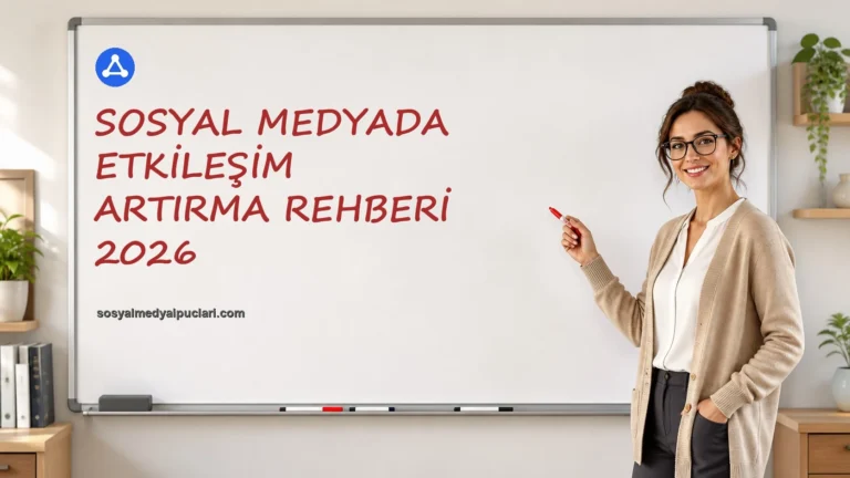 Sosyal Medyada Etkileşim Artırma Rehberi 2026 one cikan gorseli