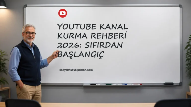 YouTube Kanal Kurma Rehberi 2026: Sıfırdan Başlangıç one cikan gorseli