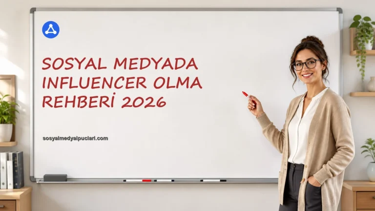 Sosyal Medyada Influencer Olma Rehberi 2026 one cikan gorseli