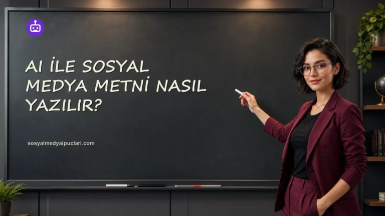 AI ile Sosyal Medya Metni Nasıl Yazılır? one cikan gorseli