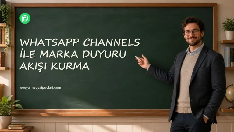 WhatsApp Channels ile Marka Duyuru Akışı Kurma one cikan gorseli