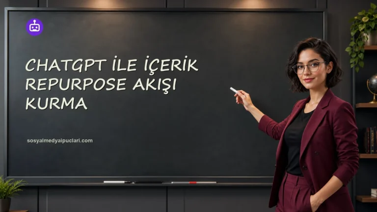 ChatGPT ile İçerik Repurpose Akışı Kurma one cikan gorseli