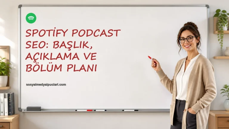 Spotify Podcast SEO: Başlık, Açıklama ve Bölüm Planı one cikan gorseli