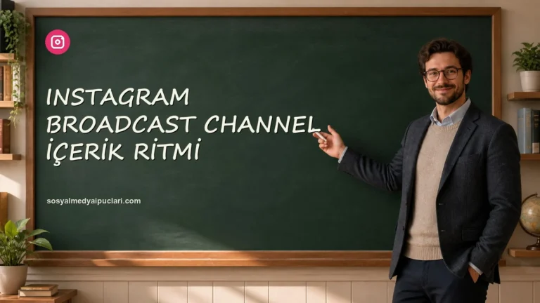Instagram Broadcast Channel İçerik Ritmi one cikan gorseli