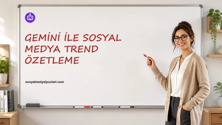 Gemini ile Sosyal Medya Trend Özetleme one cikan gorseli