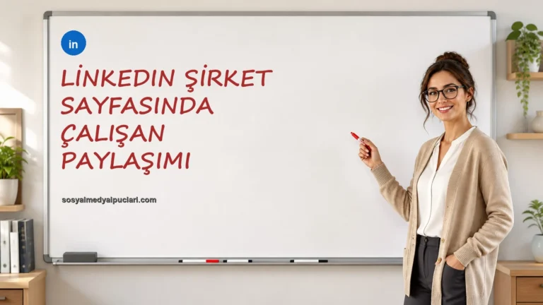LinkedIn Şirket Sayfasında Çalışan Paylaşımı one cikan gorseli