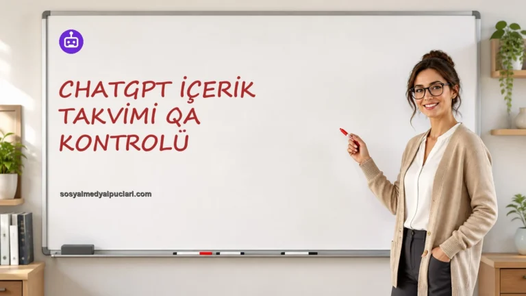 ChatGPT İçerik Takvimi QA Kontrolü one cikan gorseli