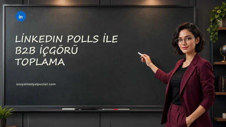 LinkedIn Polls ile B2B İçgörü Toplama one cikan gorseli