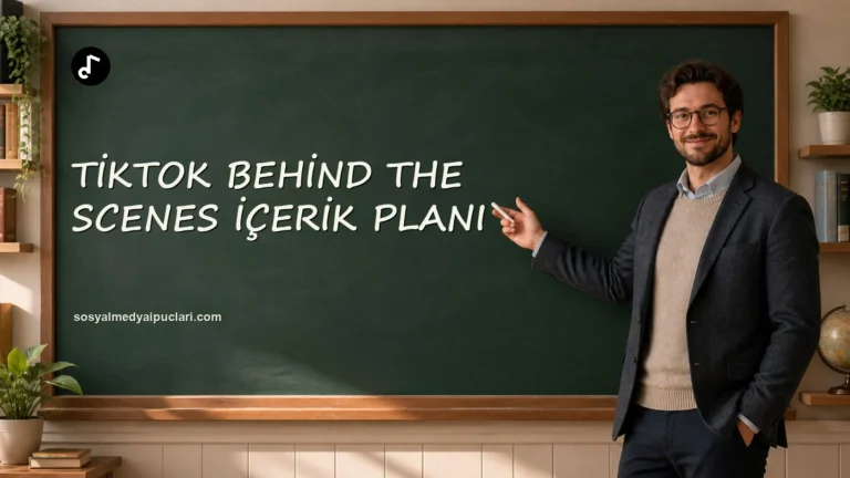 TikTok Behind the Scenes İçerik Planı one cikan gorseli