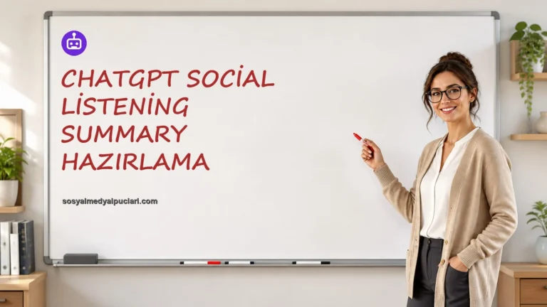 ChatGPT Social Listening Summary Hazırlama one cikan gorseli