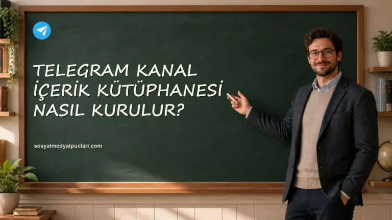 Telegram Kanal İçerik Kütüphanesi Nasıl Kurulur? one cikan gorseli