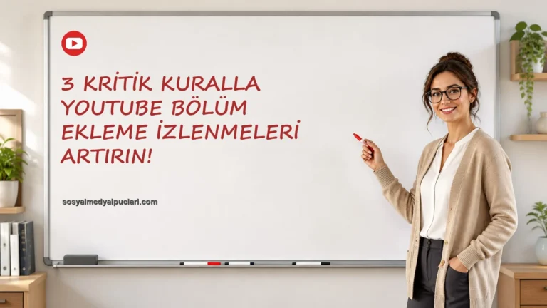 3 Kritik Kuralla YouTube Bölüm Ekleme İzlenmeleri Artırın! one cikan gorseli