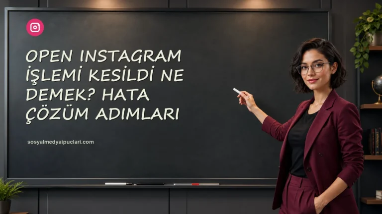 Open Instagram İşlemi Kesildi Ne Demek? Hata Çözüm Adımları one cikan gorseli