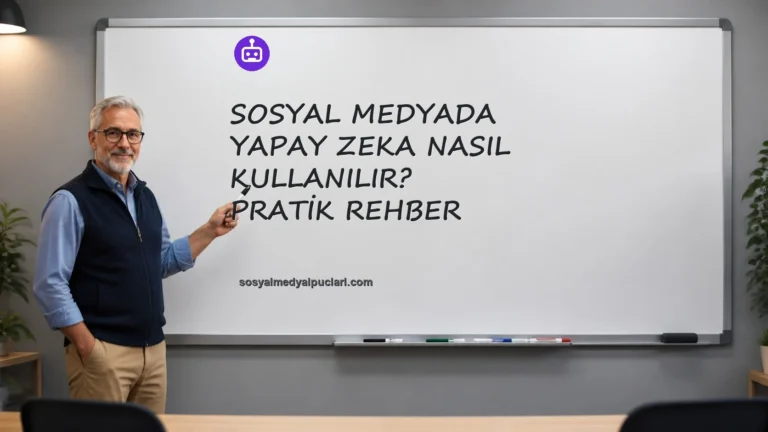 Sosyal Medyada Yapay Zeka Nasıl Kullanılır? Pratik Rehber one cikan gorseli
