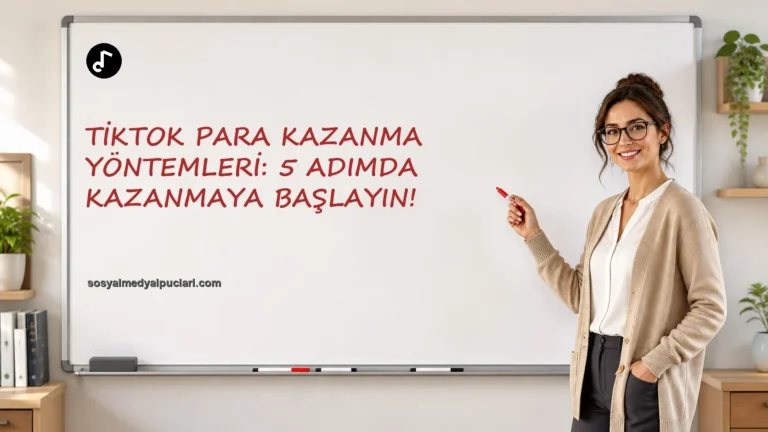 TikTok Para Kazanma Yöntemleri: 5 Adımda Kazanmaya Başlayın! one cikan gorseli