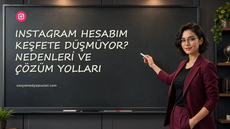 Instagram Hesabım Keşfete Düşmüyor? Nedenleri ve Çözüm Yolları one cikan gorseli
