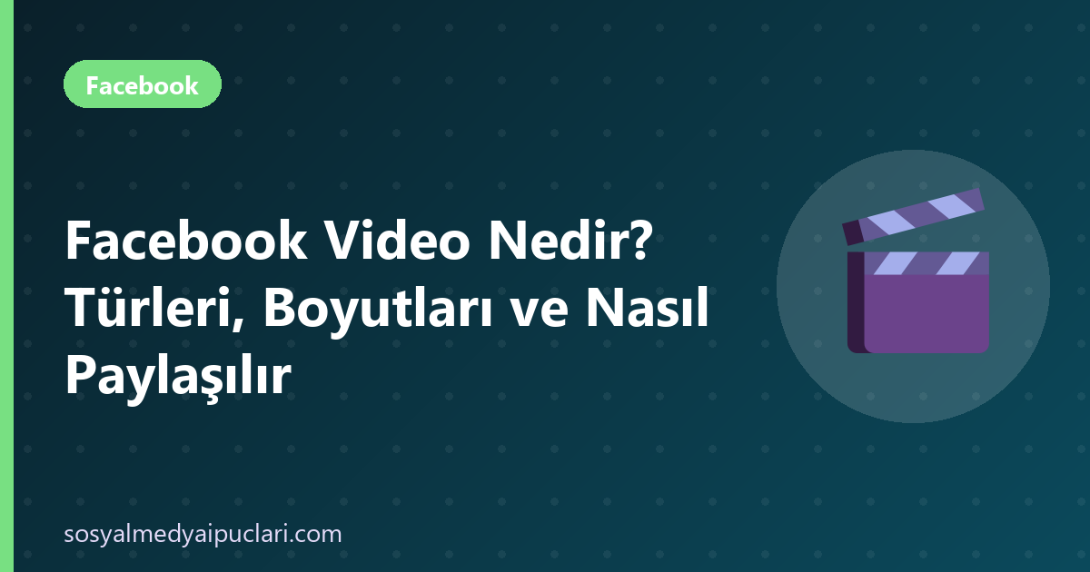 Facebook video nedir