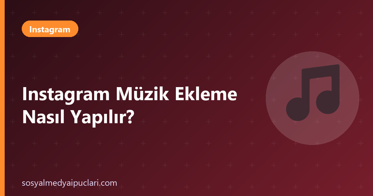 Instagram müzik ekleme