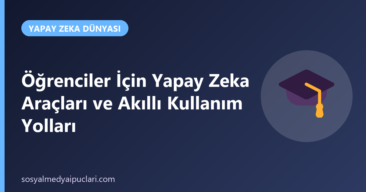 öğrenciler için yapay zeka